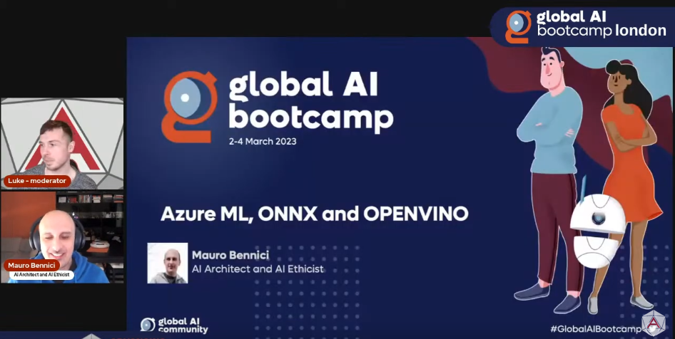 AzureML, ONNX e ONNX Runtime - Global AI Bootcamp London 2023
